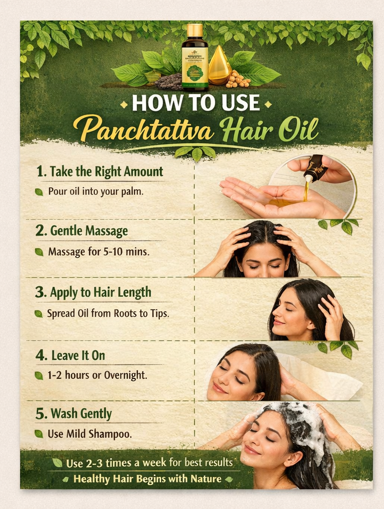 How to use panchtattva hair oil